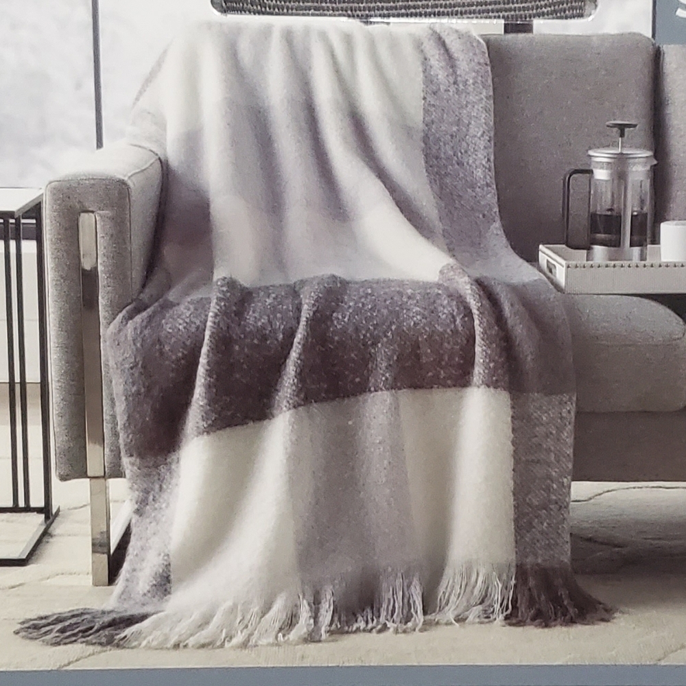 NWT FAUX MOHAIR Throw Blanket